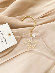 White Toronto Luxe Bridal Hangers